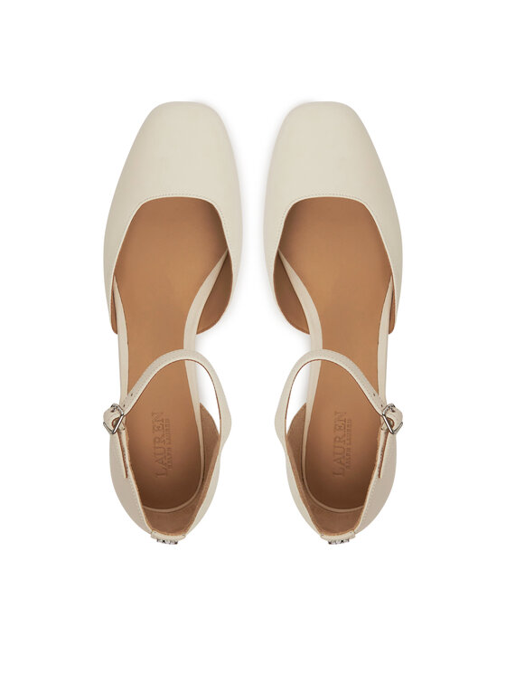LAUREN RALPH LAUREN Półbuty LAUREN RALPH LAUREN Emellie 802966877002 Biały