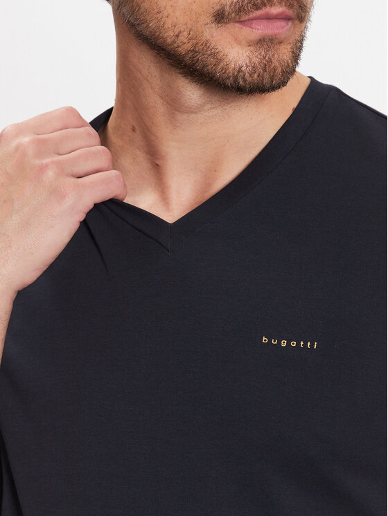 Bugatti Bugatti Camiseta 8450 35190 Azul marino Slim Fit
