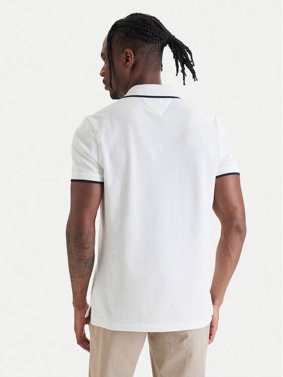 Tommy Hilfiger Tommy Hilfiger Polo Pique MW0MW42748 Blanco Regular Fit