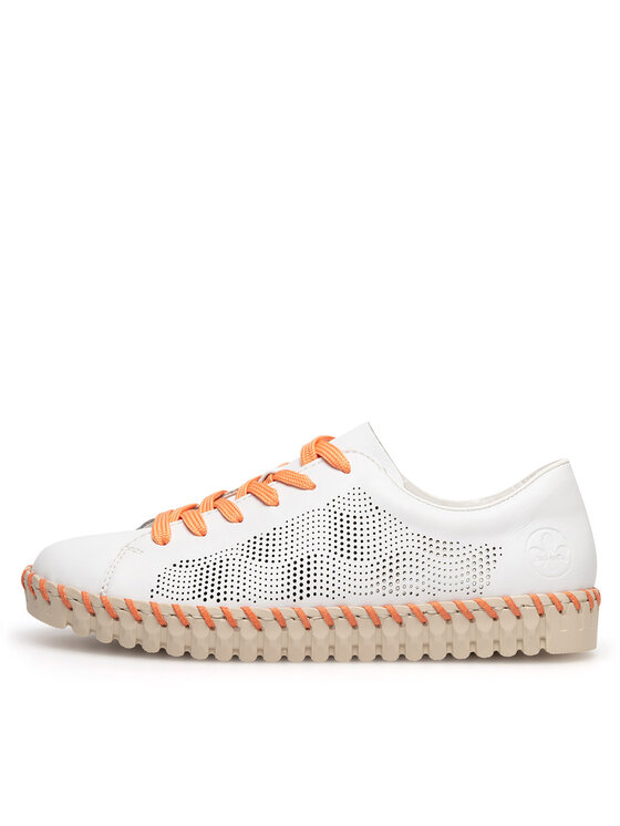 Rieker Sneakers Rieker N1900-80 Alb