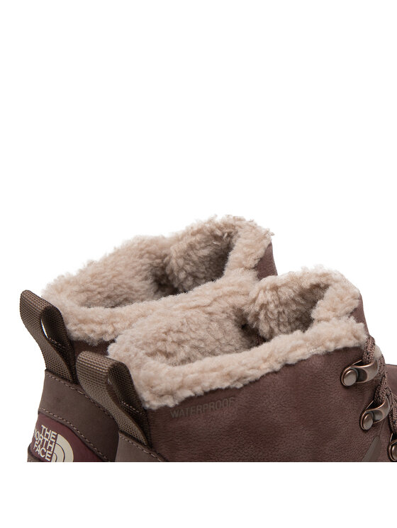 The North Face Μπότες Χιονιού The North Face Sierra Mid Lace Wp NF0A4T3X7T71 Καφέ