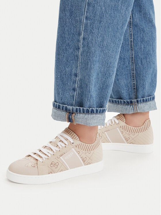 Guess Sneakersy Guess FLPJRX FAL12 Béžová