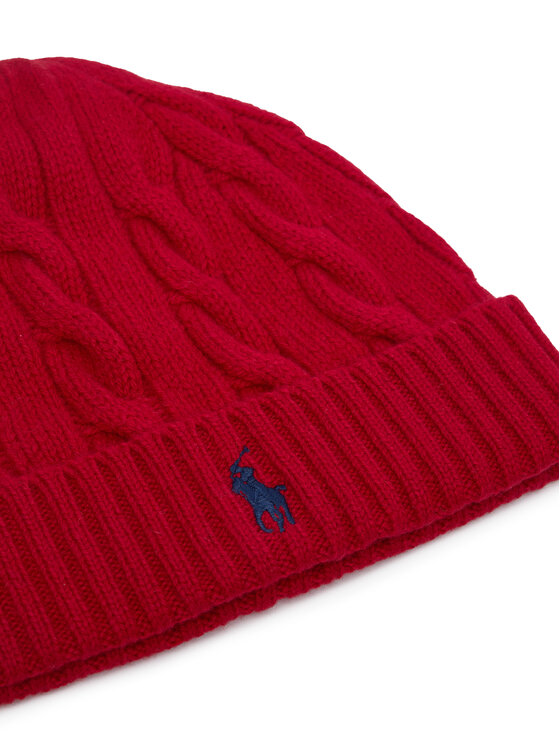 Polo Ralph Lauren Czapka Polo Ralph Lauren 710B23668008 Czerwony