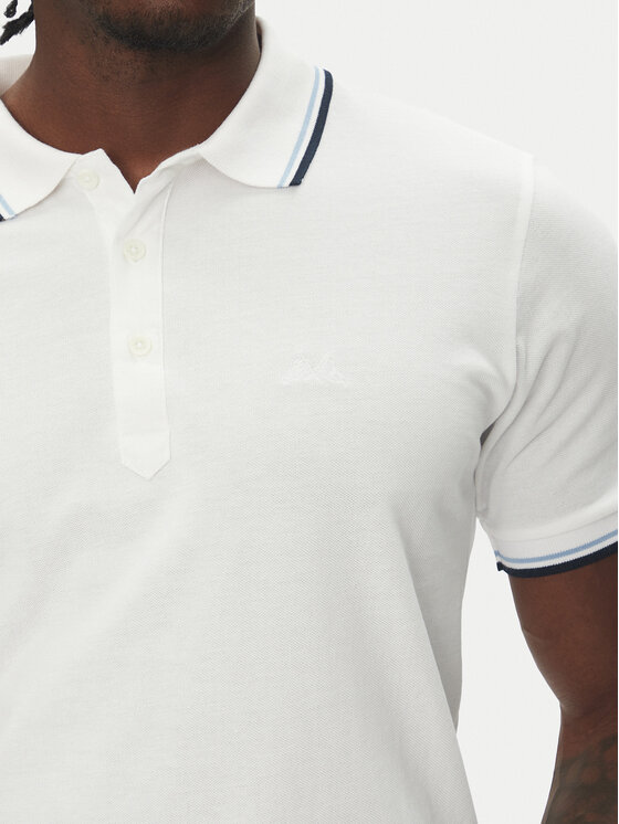Lindbergh Lindbergh Polo majica 30-404010 Bela Relaxed Fit