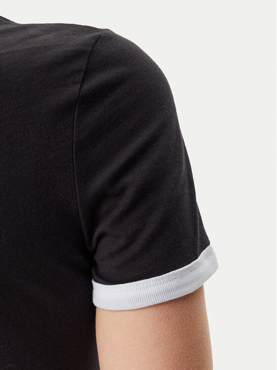 Tommy Jeans Tommy Jeans T-shirt Script Ringer DW0DW20631 Nero Slim Fit