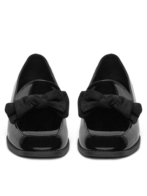 DeeZee Loaferice DeeZee SQ873-1-BLACK PAT Crna