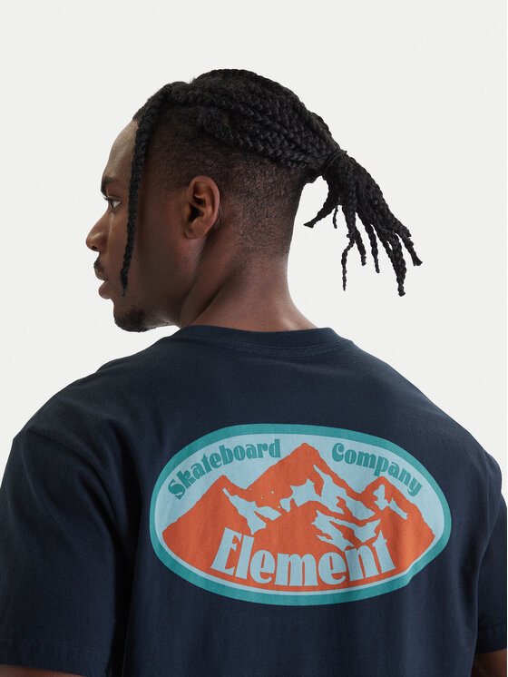 Element Element Camiseta Epic ELYZT00578 Azul marino Regular Fit