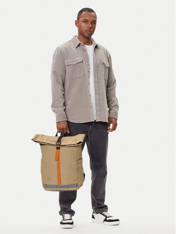 Lefrik Mugursoma Lefrik Lars Roll Stone Ripstop Bēšs