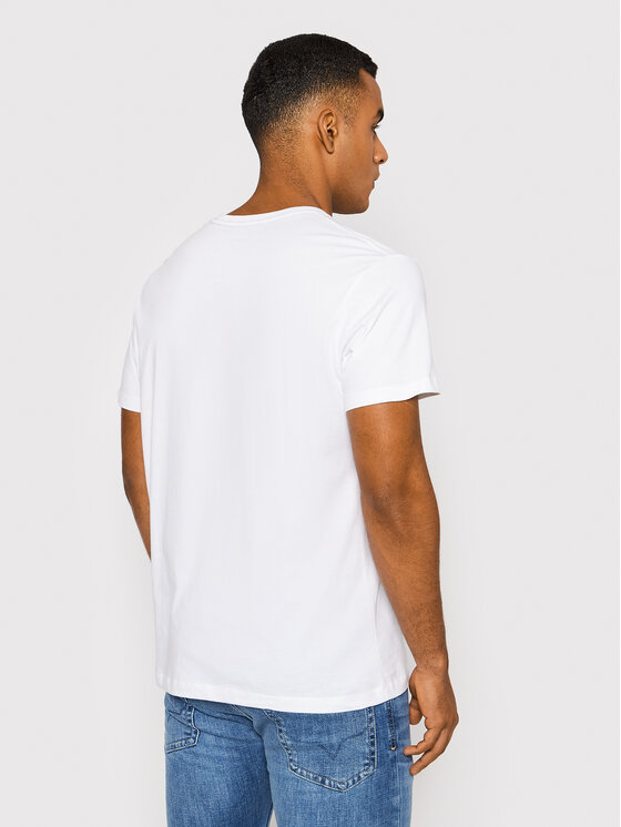 Pepe Jeans Pepe Jeans T-shirt Eggo PM508208 Bianco Regular Fit