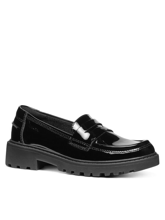 Geox Loafers Geox Jr Casey J3620C 000HH C9999 D Čierna