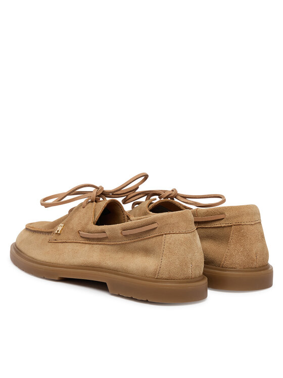 Tommy Hilfiger Mocasines Tommy Hilfiger Light Suede Boat Shoe FW0FW09337 Marrón