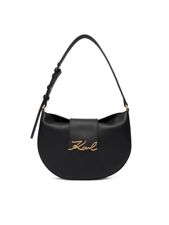 KARL LAGERFELD Ročna torba KARL LAGERFELD B1W30059 Črna
