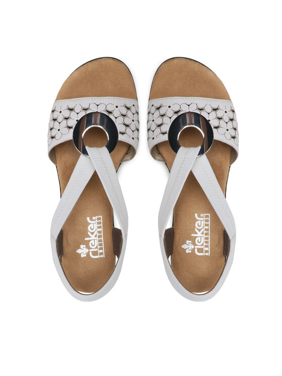 Rieker Sandali Rieker 64677-80 Bianco