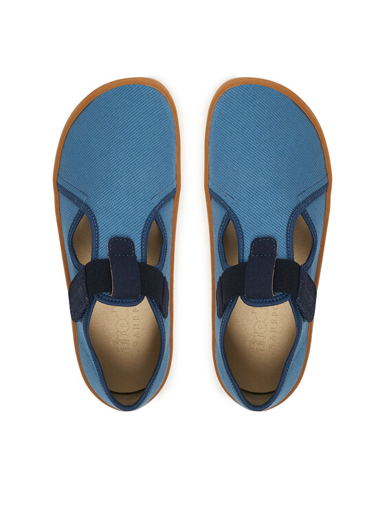 Froddo Тапочки Froddo Barefoot Canvas T-Bar G1700439-1 D Голубий