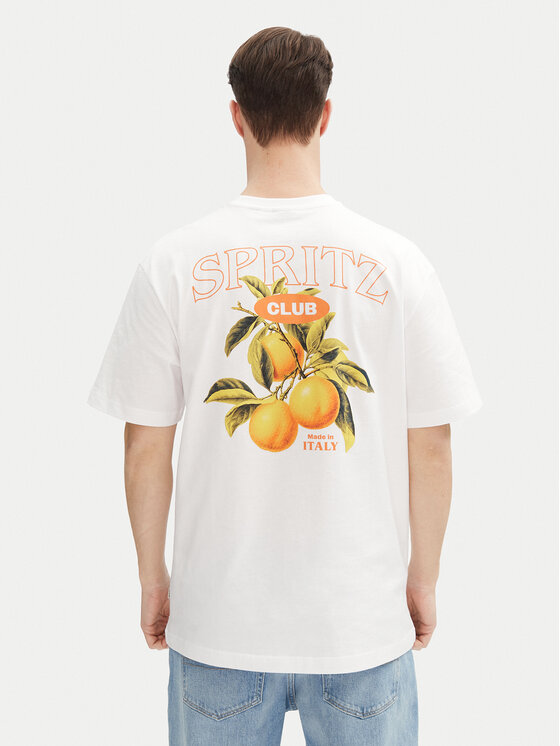 Only & Sons Only & Sons Футболка Spritz 22034398 Білий Relaxed Fit