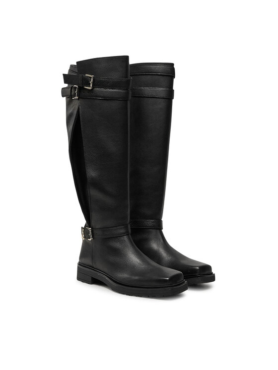 Patrizia Pepe Kozačky Patrizia Pepe 2Y0025/L034 Černá