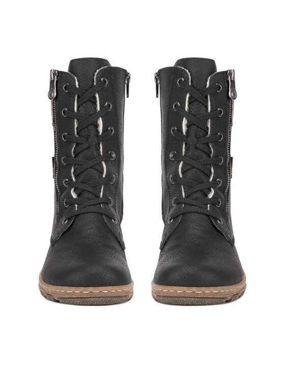 Rieker Kotníková obuv Rieker Z0123-01 Černá