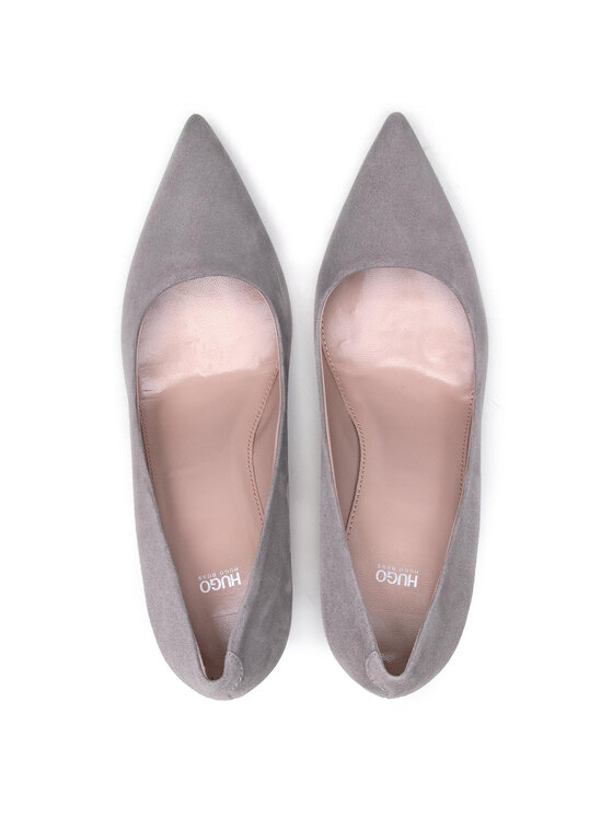 HUGO Туфлі на шпильці HUGO Ines Pump 85-S 50435215 10199283 01 Сірий