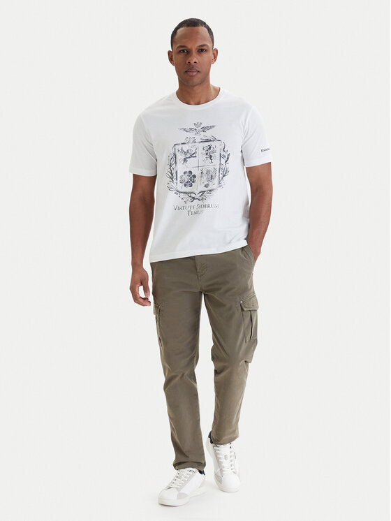Aeronautica Militare Aeronautica Militare Camiseta 261TS2540UJ00727 Blanco Regular Fit