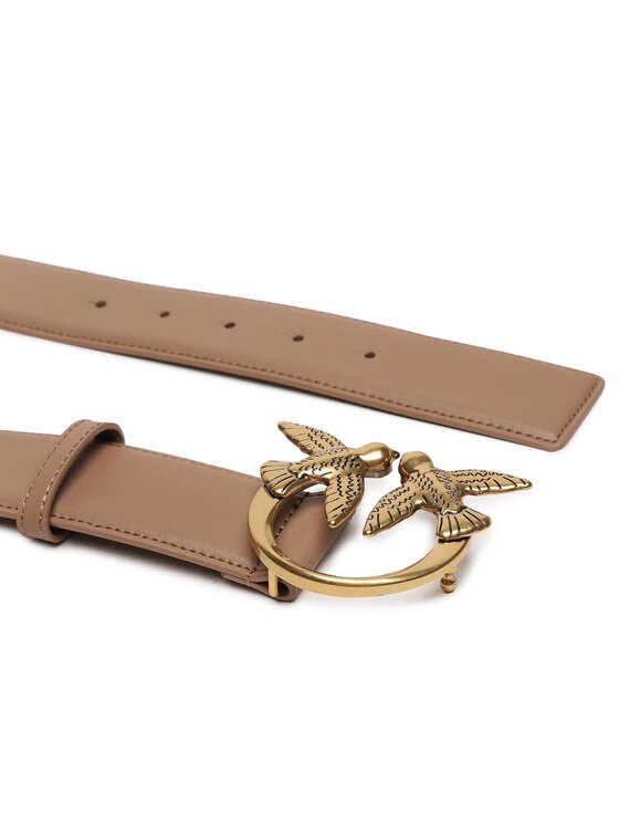 PINKO Ženski pas Pinko Love Berry H4 Belt AI 23-23 PLT01 100120 A0F1 Rjava