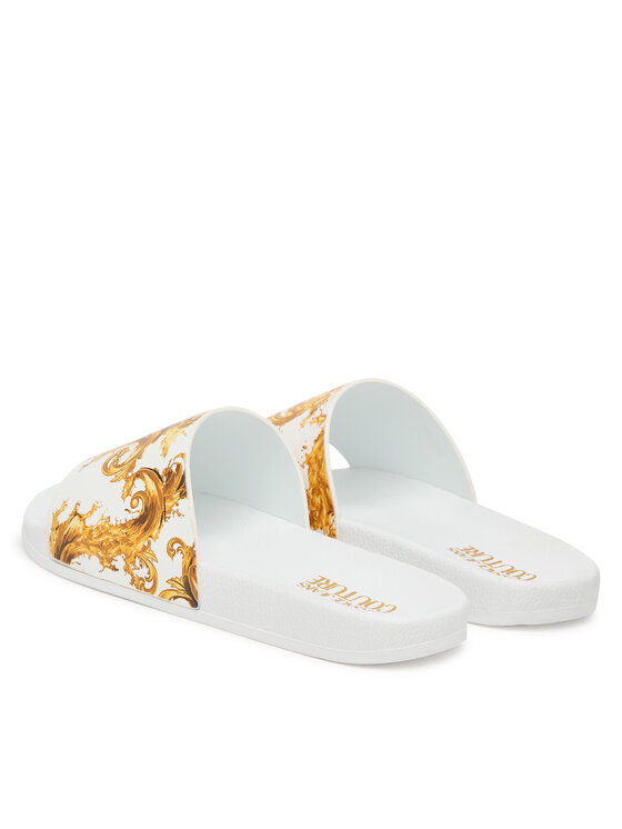 Versace Jeans Couture Шльопанці Versace Jeans Couture 80YA3SQ4 ZS365 G03 Білий