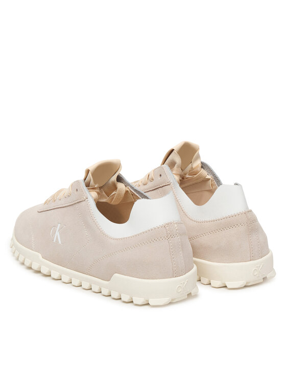 Calvin Klein Сникърси Calvin Klein Low Profile Run MG Sue HW0HW03150 Бежов