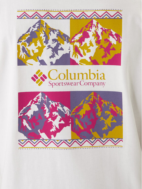 Columbia Columbia Camiseta CSC™ Heavyweight Iconic 2155061 Blanco Relaxed Fit