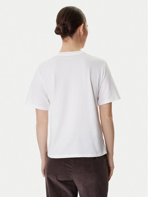 Weekend Max Mara Weekend Max Mara Camiseta Venaco 2615971031 Blanco Relaxed Fit