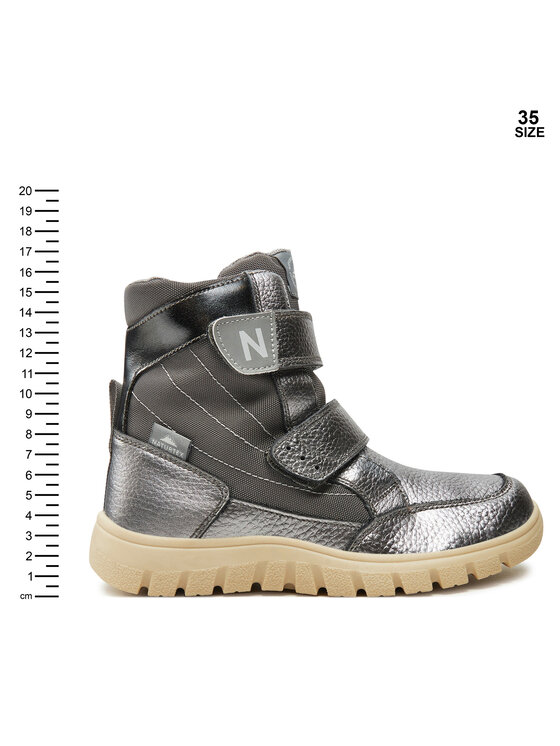 Naturino Šnurovacia obuv Naturino Rivo 3001584-03-0Q02 D Strieborná