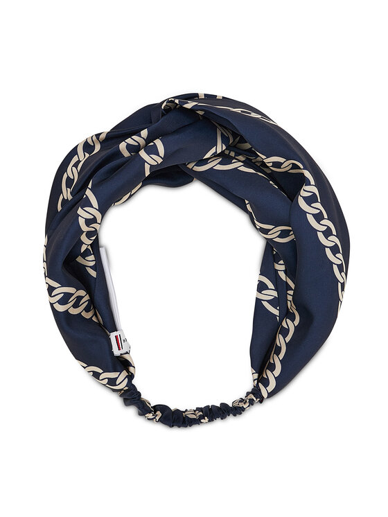 Tommy Hilfiger Trak za glavo Tommy Hilfiger AW0AW09843 Mornarsko modra