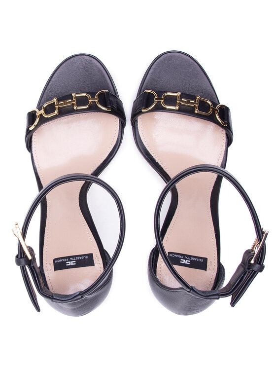 Elisabetta Franchi Босоніжки Elisabetta Franchi SA-97L-11E2-V430 Чорний