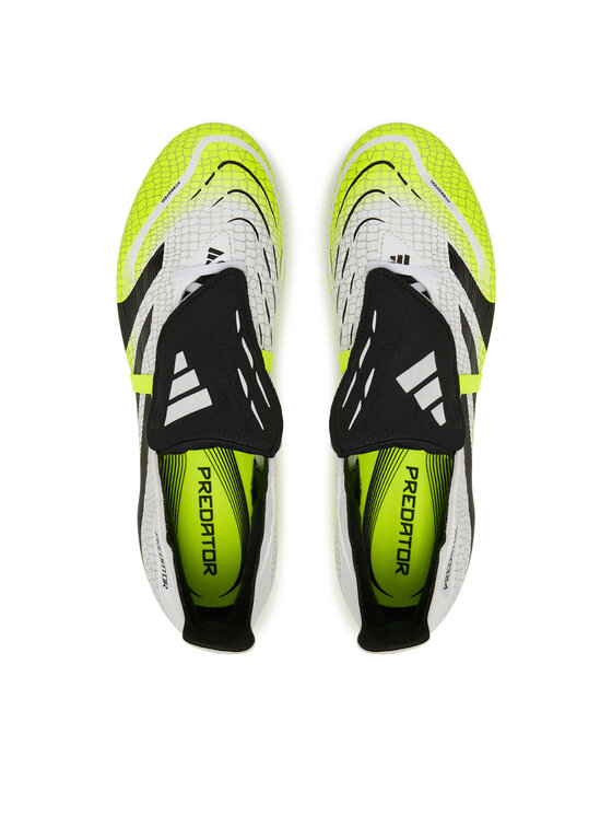 adidas Futbalové topánky adidas Predator League Fold-Over Tongue JI1111 Biela
