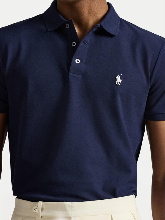 Polo Ralph Lauren Polo Ralph Lauren Поло 710941439038 Cиній Custom Slim Fit