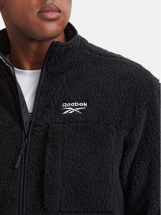Reebok Reebok Polár kabát RCC00108 Fekete Regular Fit