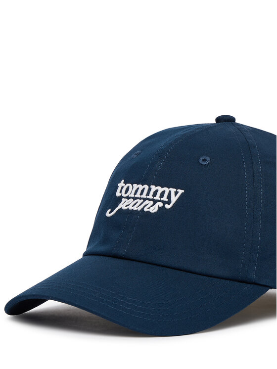 Tommy Jeans Šiltovka Tommy Jeans Scri AW0AW18358 Tmavomodrá
