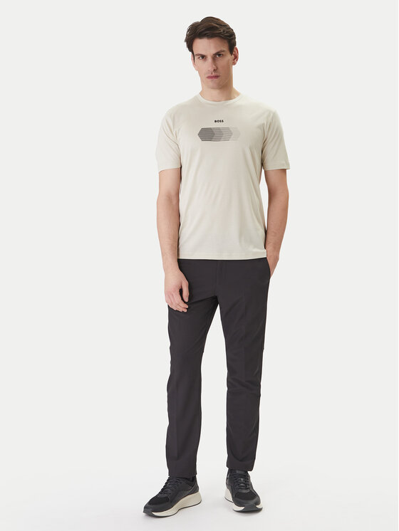 BOSS BOSS Camiseta TS_Unity 50554557 Beis Regular Fit