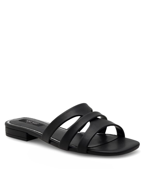 Nine West Şlapi Nine West 123AL1207-1 Negru