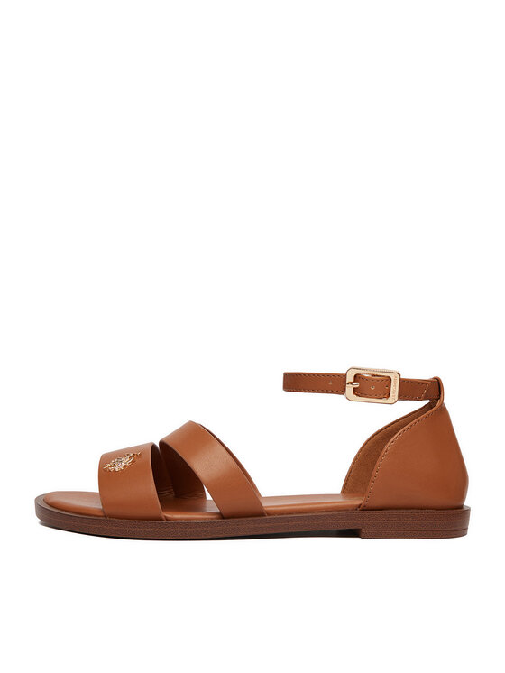 U.S. Polo Assn. Босоніжки U.S. Polo Assn. EO-CASSIE003W/6Y1 Коричневий