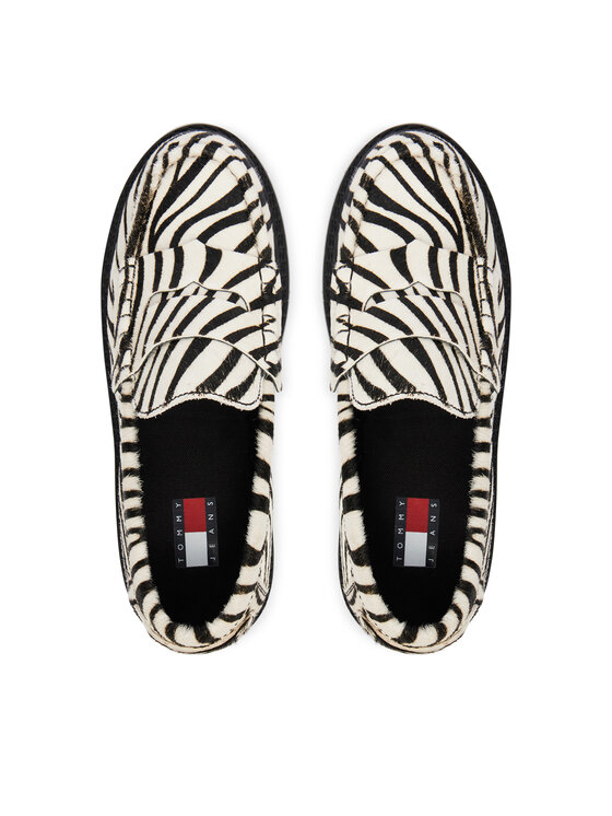 Tommy Jeans Loafers Tommy Jeans Tjw Archive '01 Low Zebra Loafer EN0EN03064 De color