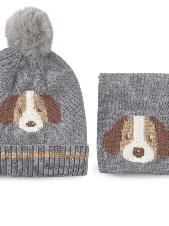 Mayoral Set čiapka a šál Mayoral 10018 Sivá