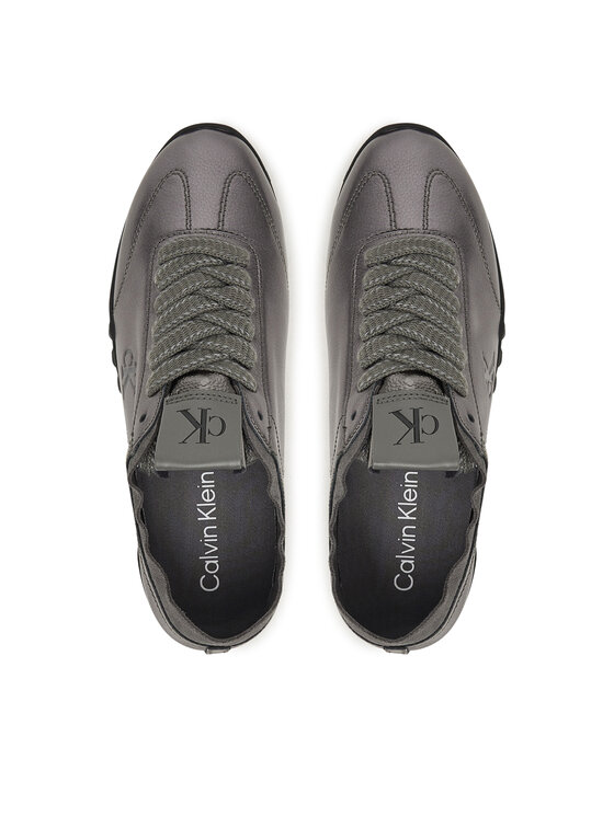 Calvin Klein Laisvalaikio batai Calvin Klein Low Profile Sneaker Met HW0HW03305 Pilka