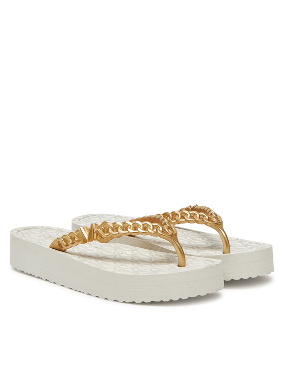 MICHAEL Michael Kors Japonki MICHAEL Michael Kors Zaza 40S5ZAFA1B Kremowy