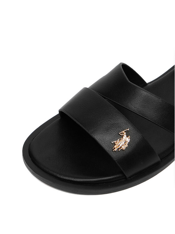 U.S. Polo Assn. Босоніжки U.S. Polo Assn. EO-CASSIE003W/6Y1 Чорний