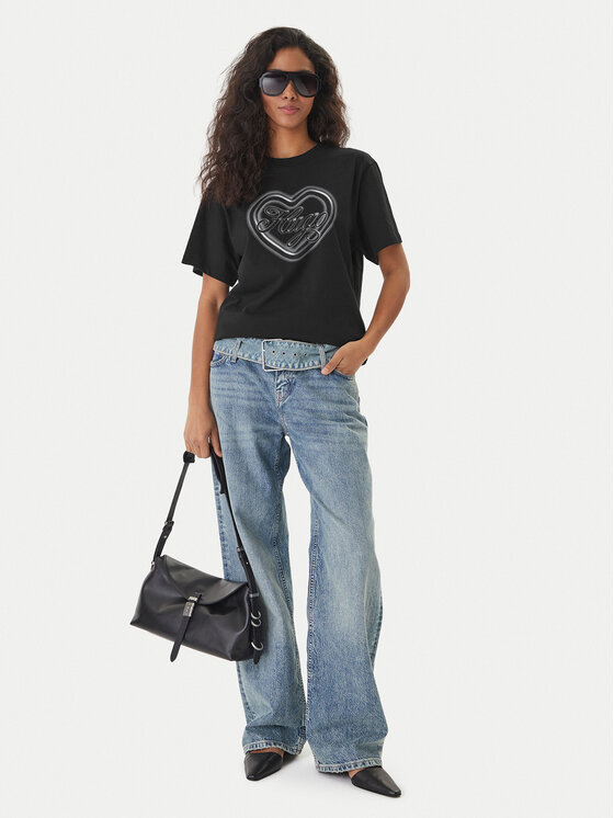 HUGO HUGO Camiseta Vintage 50560770 Negro Regular Fit