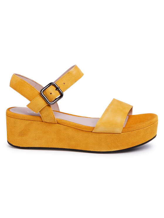 ECCO Sandále ECCO Elevate Plateau Sandal 20901305366 Žltá