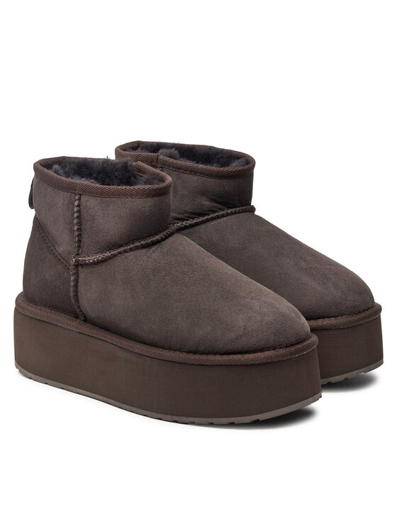 EMU Australia Śniegowce EMU Australia Stinger Micro Flatform W13082 Brązowy
