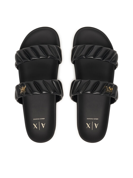 Armani Exchange Шльопанці Armani Exchange XW002574 AF22799 UC001 Чорний