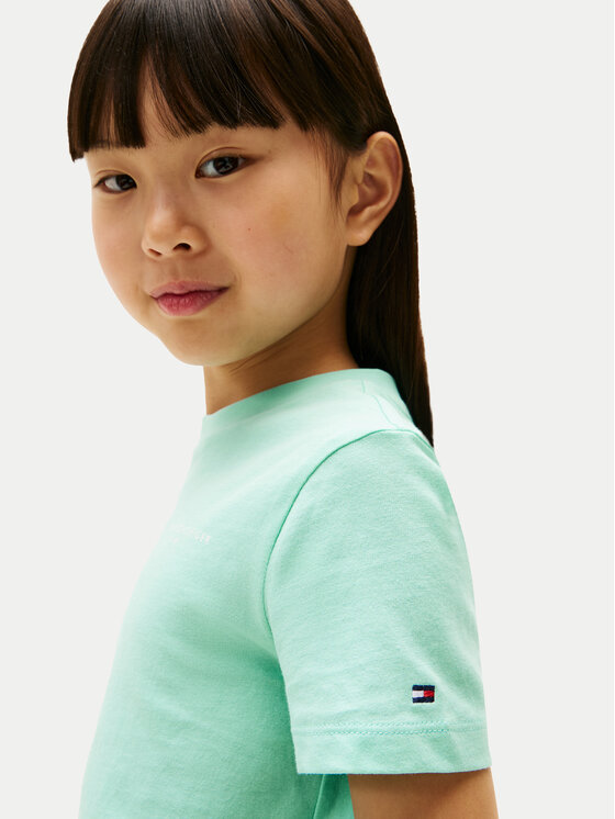 Tommy Hilfiger Tommy Hilfiger Camiseta KS0KS00594 Verde Regular Fit