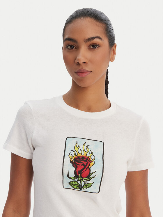 RVCA RVCA Camiseta 23B353502 Blanco Regular Fit