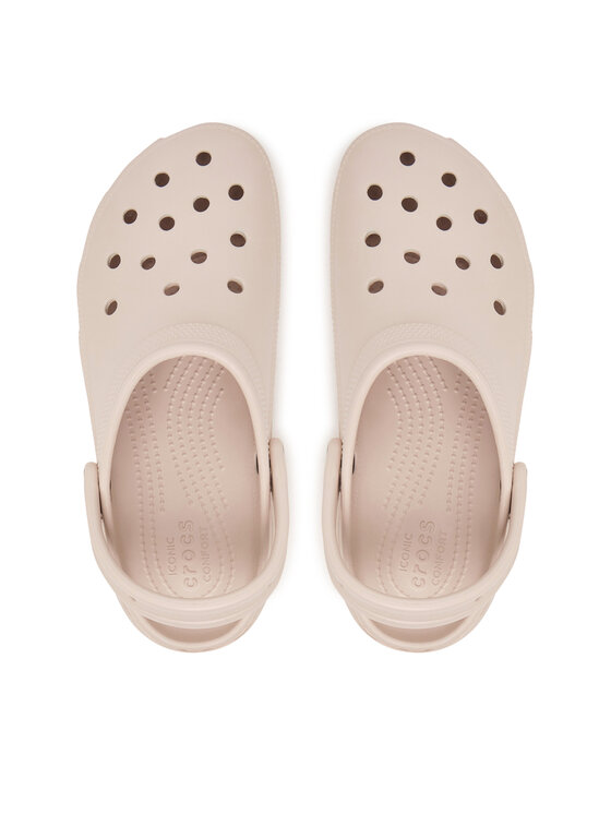 Crocs Pantoletten Crocs Classic Platform Clog 206750 Beige